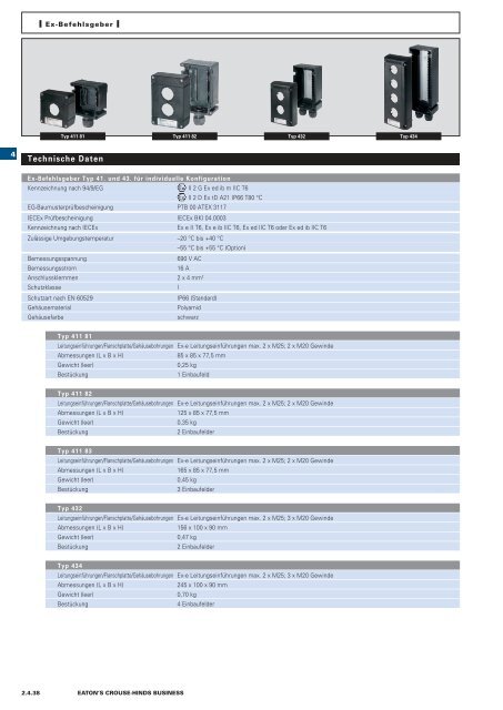 EATON-CROUSE-HINDS_Katalog_Steckvorrichtungen-Installationstechnik-Schalt-und-Steueranlagen_08-2014_DE