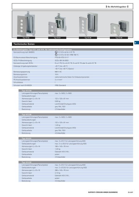 EATON-CROUSE-HINDS_Katalog_Steckvorrichtungen-Installationstechnik-Schalt-und-Steueranlagen_08-2014_DE