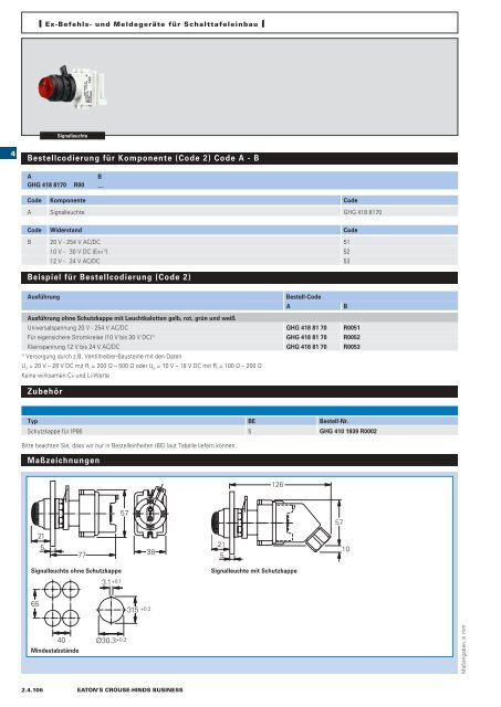 EATON-CROUSE-HINDS_Katalog_Steckvorrichtungen-Installationstechnik-Schalt-und-Steueranlagen_08-2014_DE