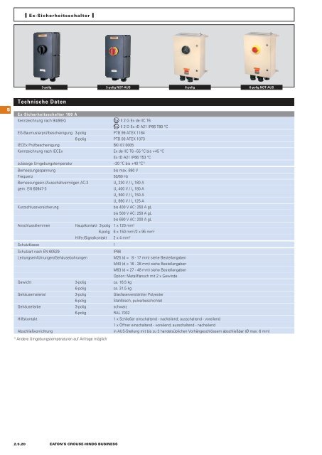 EATON-CROUSE-HINDS_Katalog_Steckvorrichtungen-Installationstechnik-Schalt-und-Steueranlagen_08-2014_DE