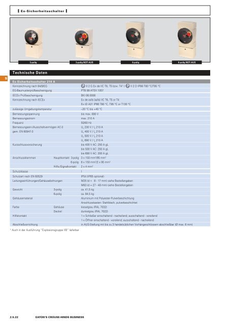 EATON-CROUSE-HINDS_Katalog_Steckvorrichtungen-Installationstechnik-Schalt-und-Steueranlagen_08-2014_DE