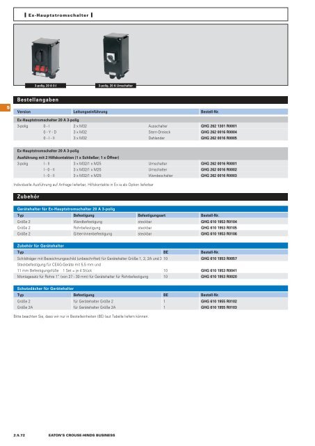 EATON-CROUSE-HINDS_Katalog_Steckvorrichtungen-Installationstechnik-Schalt-und-Steueranlagen_08-2014_DE