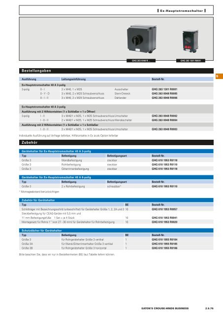 EATON-CROUSE-HINDS_Katalog_Steckvorrichtungen-Installationstechnik-Schalt-und-Steueranlagen_08-2014_DE