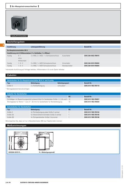 EATON-CROUSE-HINDS_Katalog_Steckvorrichtungen-Installationstechnik-Schalt-und-Steueranlagen_08-2014_DE