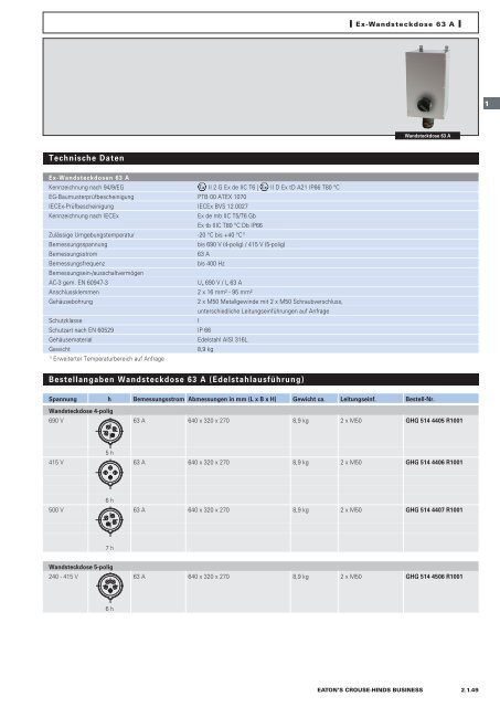 EATON-CROUSE-HINDS_Katalog_Steckvorrichtungen-Installationstechnik-Schalt-und-Steueranlagen_08-2014_DE