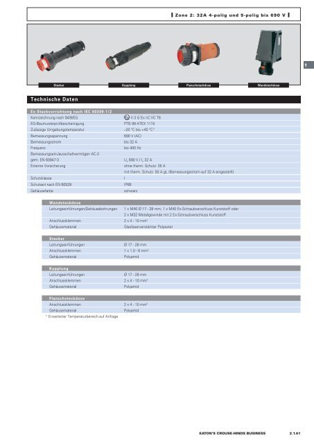 EATON-CROUSE-HINDS_Katalog_Steckvorrichtungen-Installationstechnik-Schalt-und-Steueranlagen_08-2014_DE