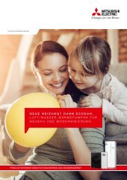 Katalog Mitsubishi Electric Wärmepumpe