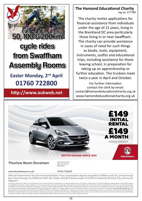 Swaffham Newsletter