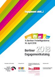 Berliner Engagementkatalog 2018
