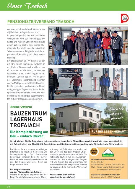 Gemeindezeitung Traboch März 2018