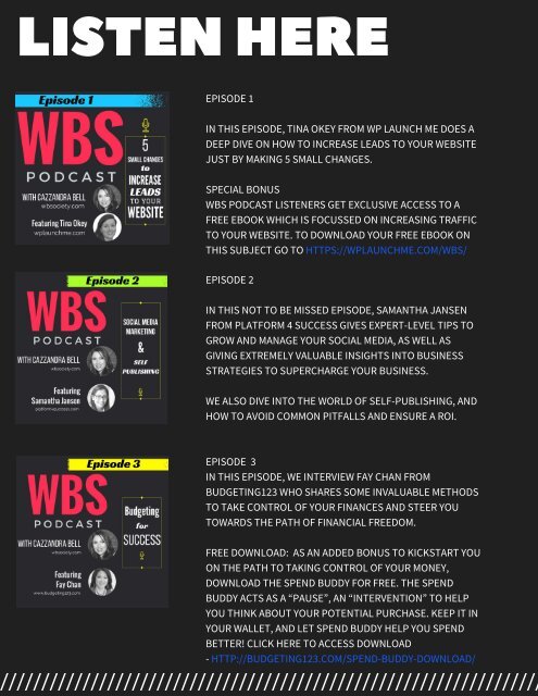 WBS Magazine - Issue 5