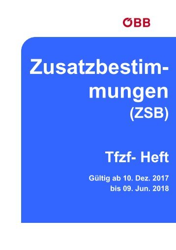 Tfzf Heft ZSB gesamt gültig ab 2017-12-10