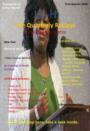 JEH The Quarterly Review - In the life of an Author