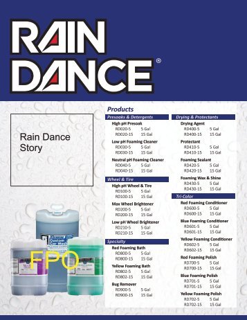 Rain Dance Catalog