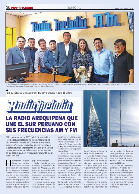 REVISTA PERÚ TV RADIOS MAR - ABR 2018