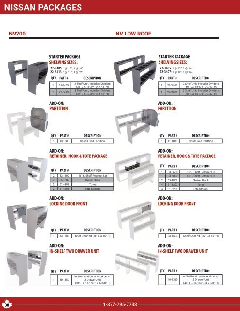 All Make Van Product Guide