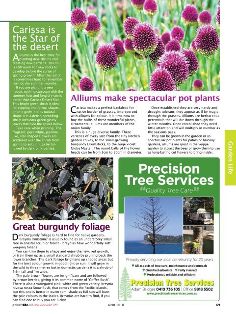 Pittwater Life April 2018 Issue