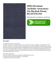 Alcoholics Anonymous : Alcoholics Anonymous- Big Book 4th Edition download aa big book pdf