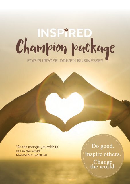 Inspired Champion Partner Proposal