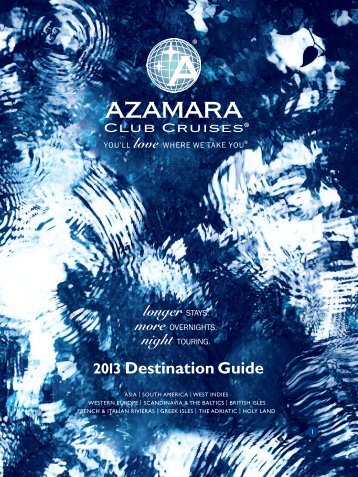 azamara journey® voyages june 2013 - Safeen Tourism