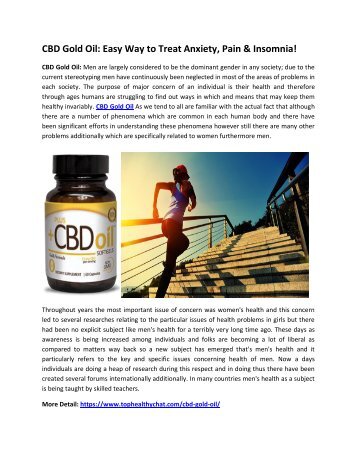  CBD Gold Oil: The Ultimate All Natural Anxiety Reliever!