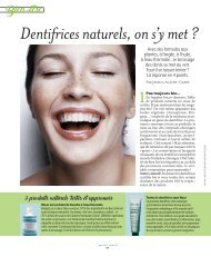 Version Femina - Dentifrices naturels