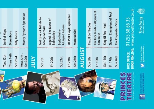 Princes Theatre - Summer 2018 Brochure REDUCED