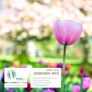 Gemeinde-Info April 2018