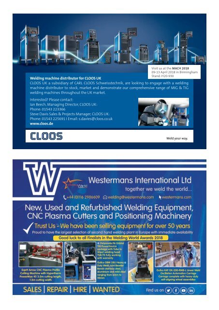 Welding World Magazin April 2018