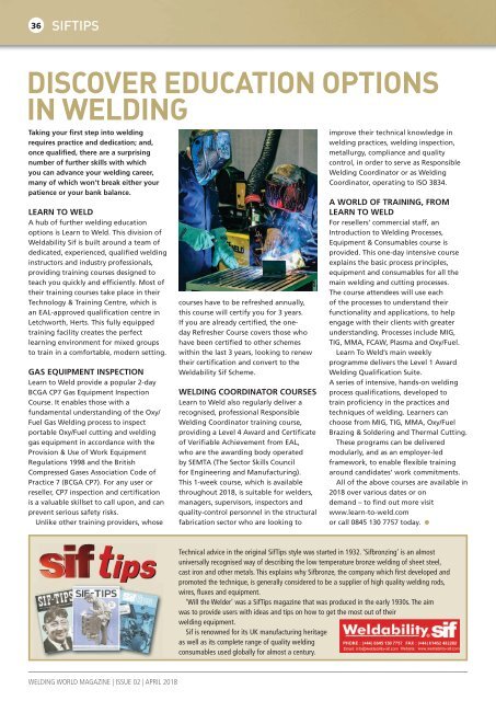 Welding World Magazin April 2018