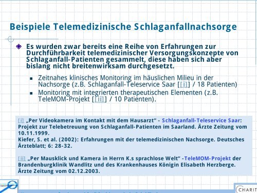 Telematik - Telemedizin Möglichkeiten in der Rehabilitation - Dr.Hein