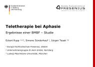 Teletherapie bei Aphasie - Dr.Hein