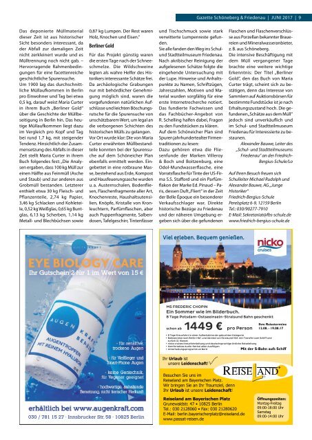 Gazette Schöneberg & Friedenau Nr. 6/2017