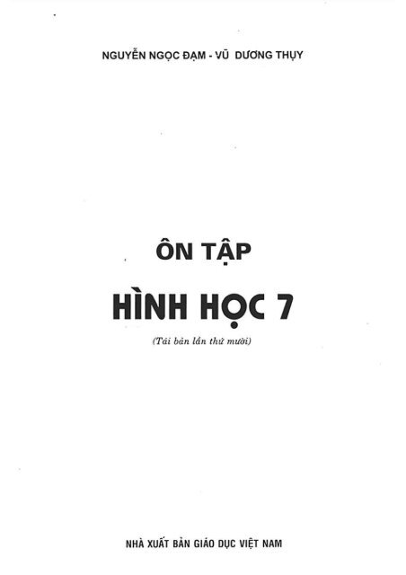 Ôn tập hình học 7 (2013)