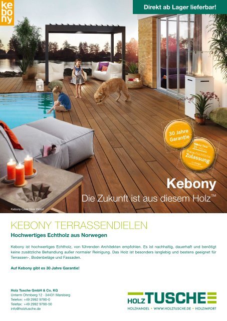kebony® Terrassendielen