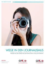 Wege in den Journalismus 