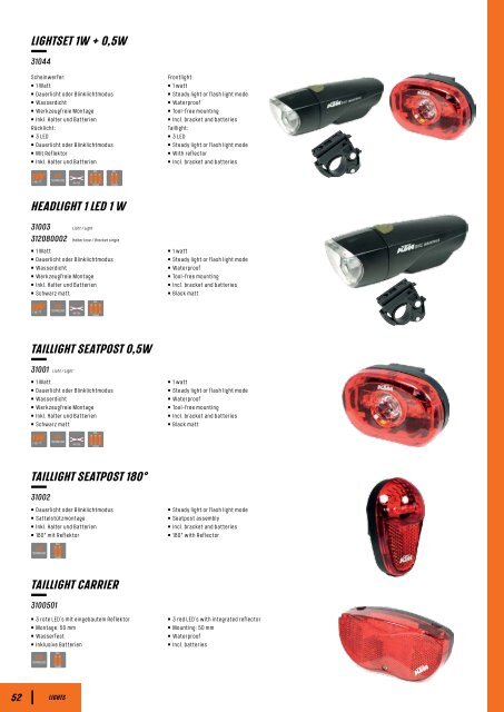 KTM Bike Parts 2017