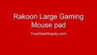 Rakoon gaming mouse pad 