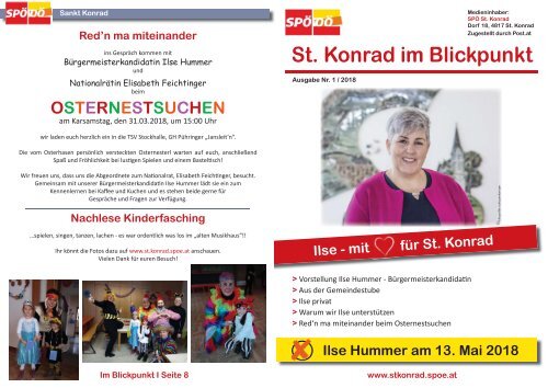 St. Konrad im Blickpunkt - März 2018