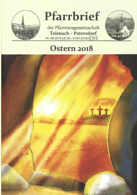 Pfarrbrief Ostern 2018