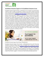 QuickBooks Enterprise Support to Fix QuickBooks Enterprise Issues