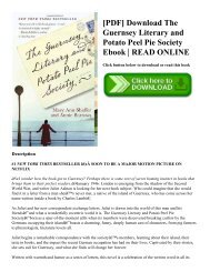 [PDF] Download The Guernsey Literary and Potato Peel Pie Society Ebook | READ ONLINE