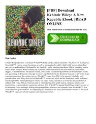 [PDF] Download Kehinde Wiley: A New Republic Ebook | READ ONLINE