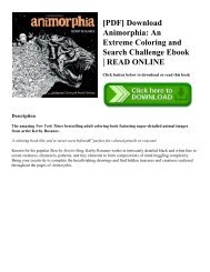 [PDF] Download Animorphia: An Extreme Coloring and Search Challenge Ebook | READ ONLINE