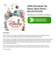 [PDF] Download The Disney Book Ebook | READ ONLINE