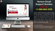Get +1-888-664-3555 Verizon Email Technical Support Phone Number