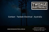 Contact - Twidale Electrical - Australia