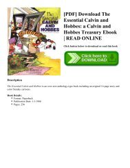 [PDF] Download The Essential Calvin and Hobbes a Calvin and Hobbes Treasury Ebook READ ONLINE