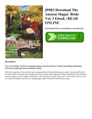 [PDF] Download The Ancient Magus' Bride Vol. 3 Ebook | READ ONLINE