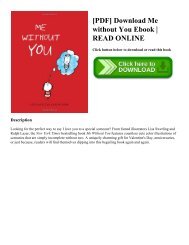 [PDF] Download Me without You Ebook | READ ONLINE